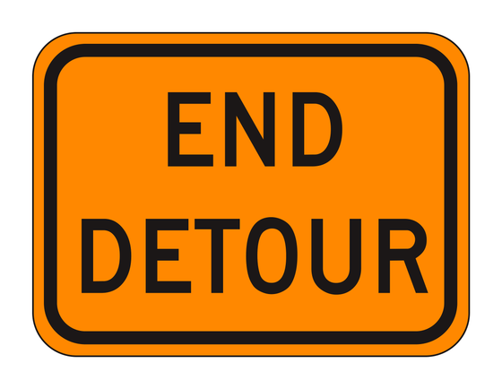 M4-8a End Detour — official FHWA layout