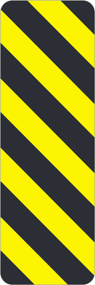 OM3-L Object Marker (Type 3) — official FHWA layout