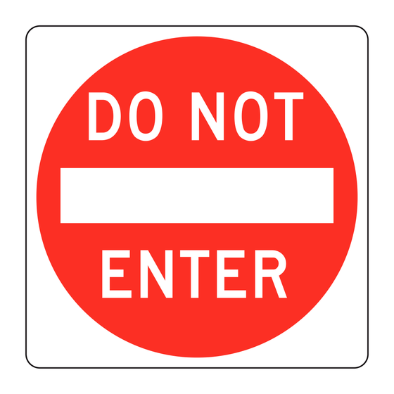 R5-1 Do Not Enter — official FHWA layout