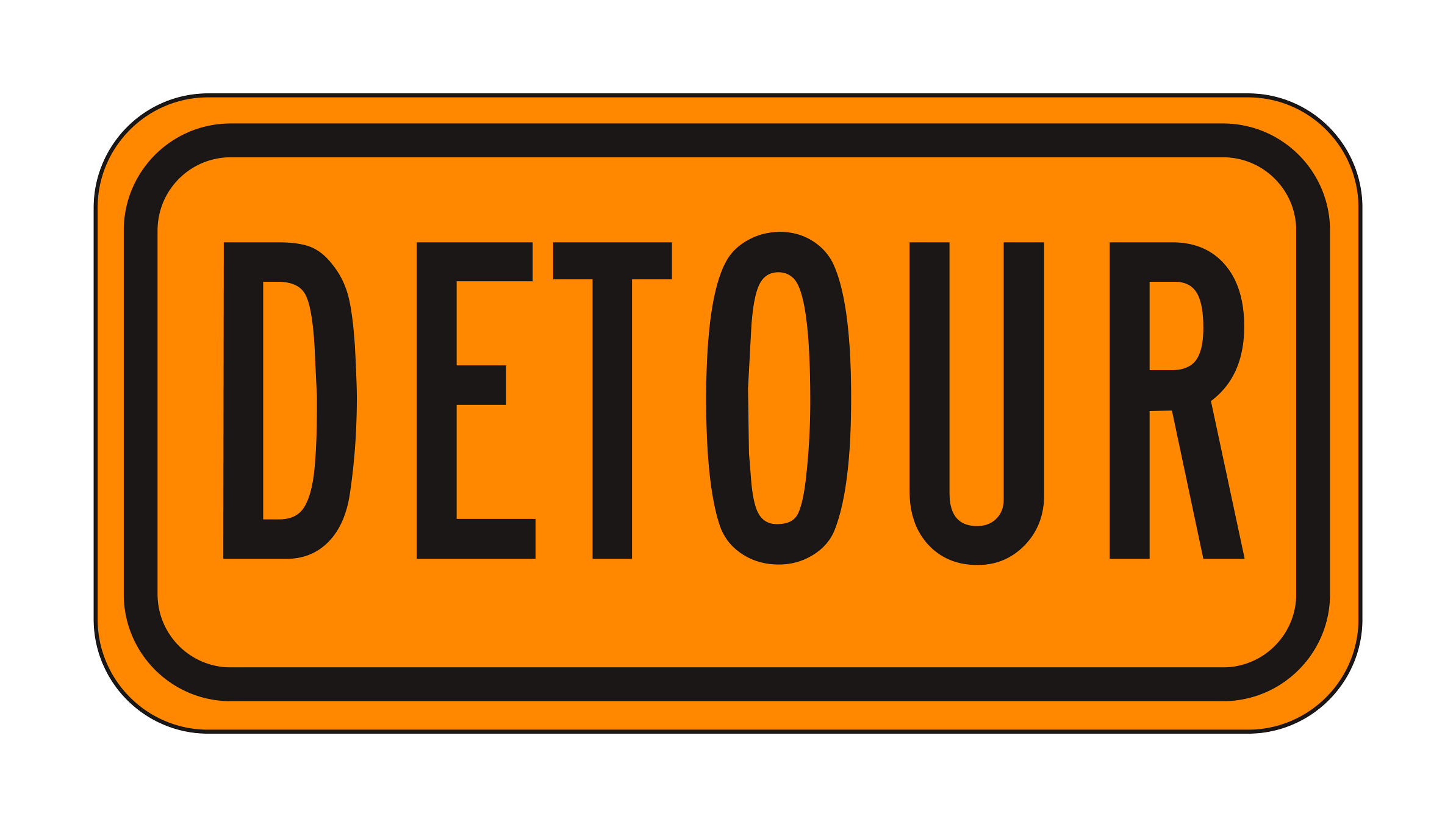 M4-8 Detour sign